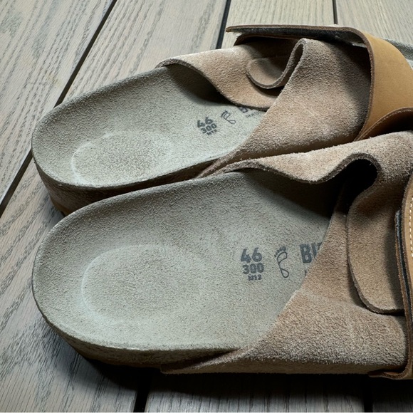 Birkenstock New w/out Box Kyoto Modern Suede Antique White Nubuck/Suede Regular